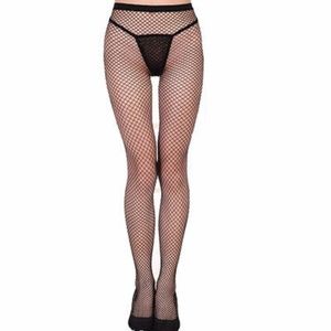 Black Normal Weave Fishnet Tights Stocking O/S